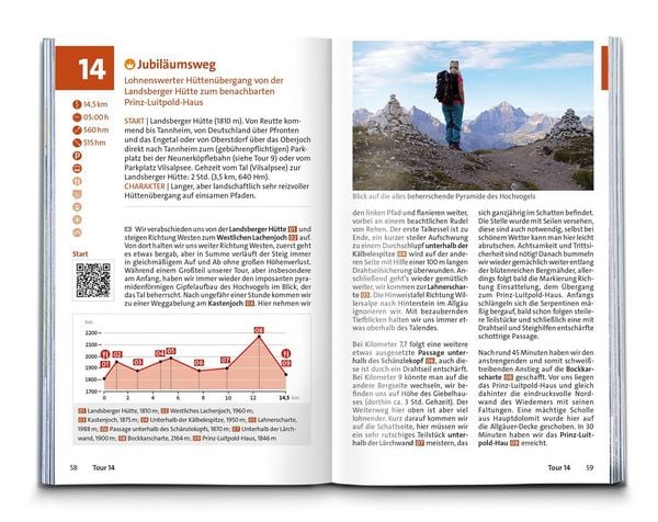 Produktbild: KOMPASS Wanderf&uuml;hrer Tannheimer Tal von Nesselw&auml;ngle bis Jungholz, 50 Touren mit Extra-Tourenkarte