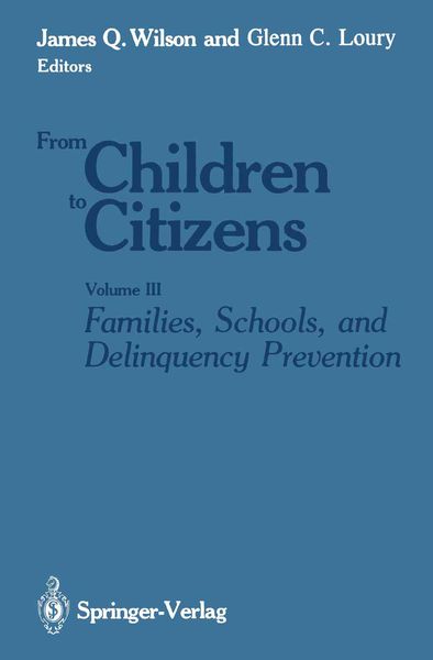 Produktbild: Families, Schools, and Delinquency Prevention
