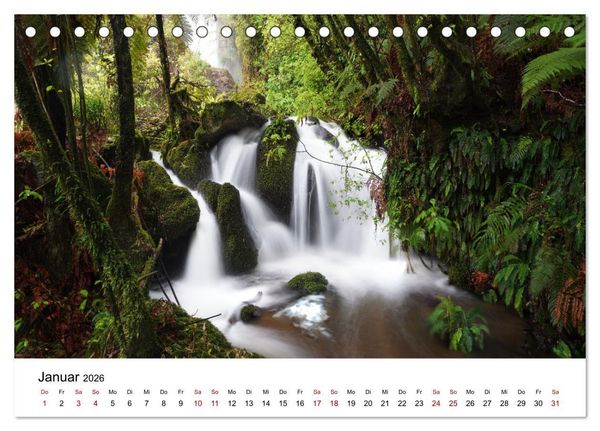 Produktbild: Neuseeland - Regionen Waikato und Bay of Plenty (Tischkalender 2026 DIN A5 quer), CALVENDO Monatskalender