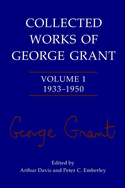 Produktbild: Collected Works of George Grant