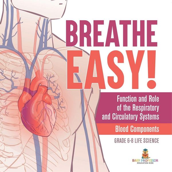 Produktbild: Breathe Easy! Function and Role of the Respiratory and Circulatory Systems | Blood Components | Grade 6-8 Life Science