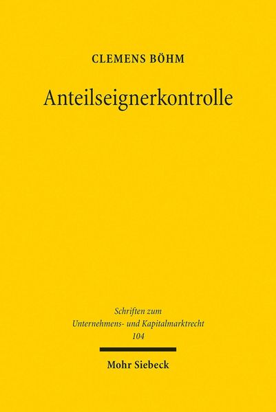 Produktbild: Anteilseignerkontrolle