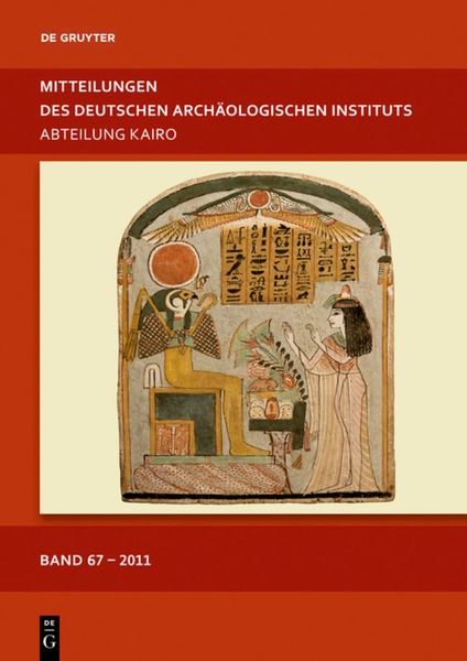 Produktbild: Mitteilungen des Deutschen Arch&auml;ologischen Instituts, Abteilung Kairo / 2011