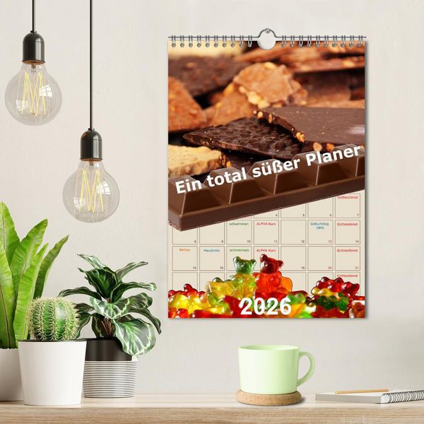 Produktbild: Ein total s&uuml;&szlig;er Planer (Wandkalender 2026 DIN A4 hoch), CALVENDO Monatskalender