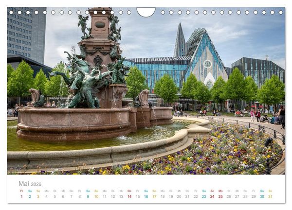 Produktbild: Leipzig - Spaziergang durch Epochen (Wandkalender 2026 DIN A4 quer), CALVENDO Monatskalender