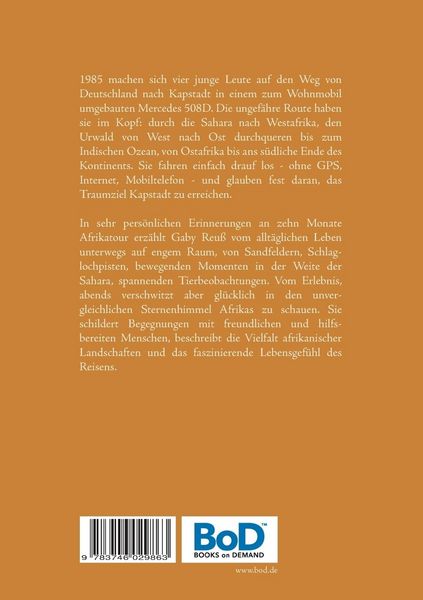 Produktbild: Zehn Monate durch Afrika