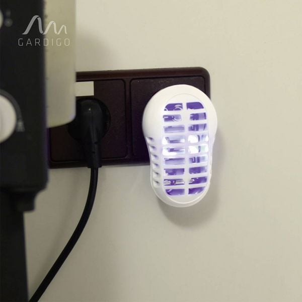 Produktbild: Gardigo UV-LED-Fruitvliegval 25143 UV-Insektenf&auml;nger UV-Licht, Stromgitter 1 W (B x H x T) 60 x 95 x 85 mm Wei&szlig; 1 St.
