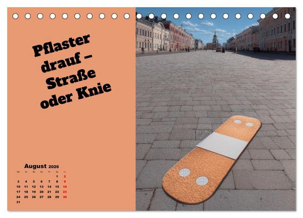 Produktbild: Pferdeschwanz - Das lustige, zweideutige Geschenk als Kalender (Tischkalender 2026 DIN A5 quer), CALVENDO Monatskalender
