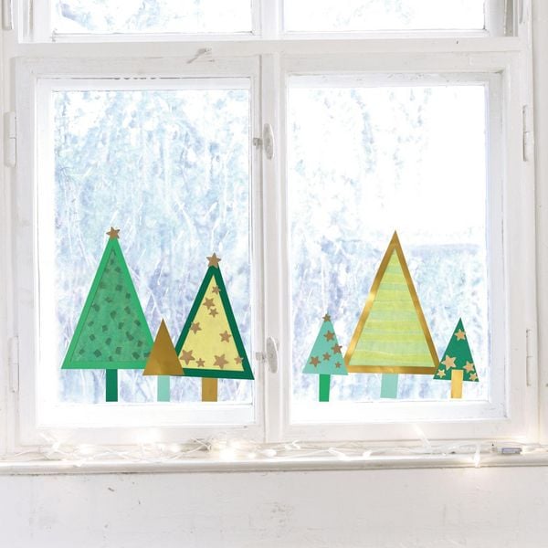 Bastelset - Fensterbild Waldzauber