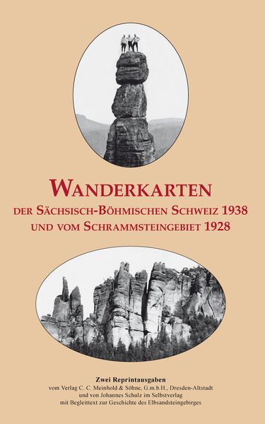 Produktbild: Wanderkarten der S&auml;chsisch-B&ouml;hmischen Schweiz 1938 und vom Schrammsteingebiet 1928
