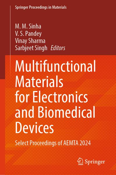 Produktbild: Multifunctional Materials for Electronics and Biomedical Devices