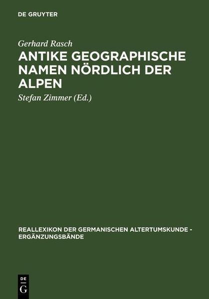 Produktbild: Antike geographische Namen n&ouml;rdlich der Alpen