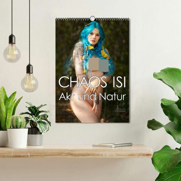 Produktbild: CHAOS ISI - Akt und Natur (Wandkalender 2026 DIN A3 hoch), CALVENDO Monatskalender