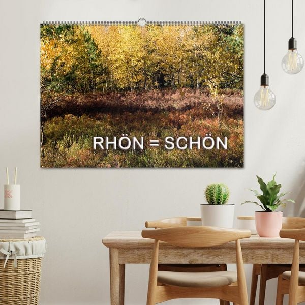 Produktbild: RH&Ouml;N = SCH&Ouml;N (Wandkalender 2026 DIN A2 quer), CALVENDO Monatskalender