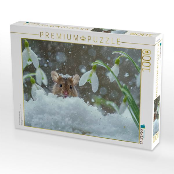 Produktbild: CALVENDO Puzzle Die Schnee-M&auml;usek&ouml;nigin | 1000 Teile Lege-Gr&ouml;&szlig;e 64x48cm Foto-Puzzle f&uuml;r gl&uuml;ckliche Stunden