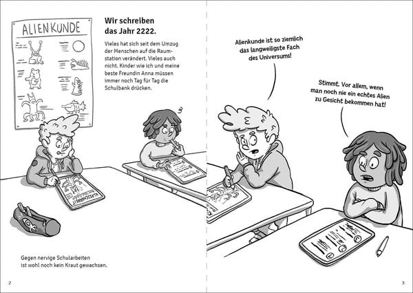 Produktbild: Die Weltraumschule (Band 1) - Erste Stunde: Alienkunde
