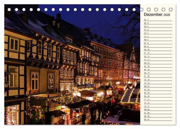 Produktbild: Der Harz - Sagenumwoben und Wildromantisch (Tischkalender 2026 DIN A5 quer), CALVENDO Monatskalender