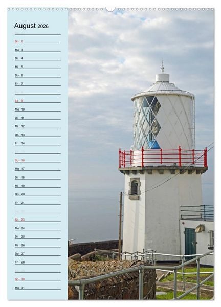 Produktbild: Leuchtt&uuml;rme - Geburtstagskalender (hochwertiger Premium Wandkalender 2026 DIN A2 hoch), Kunstdruck in Hochglanz