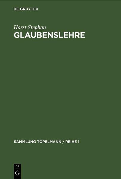 Produktbild: Glaubenslehre