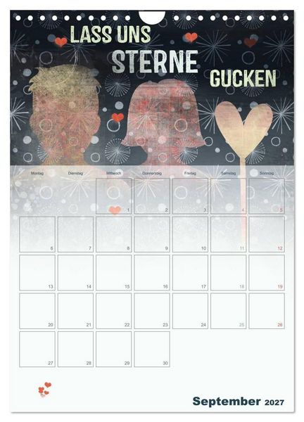 Produktbild: Liebe macht gl&uuml;cklich (Wandkalender 2027 DIN A4 hoch), CALVENDO Monatskalender