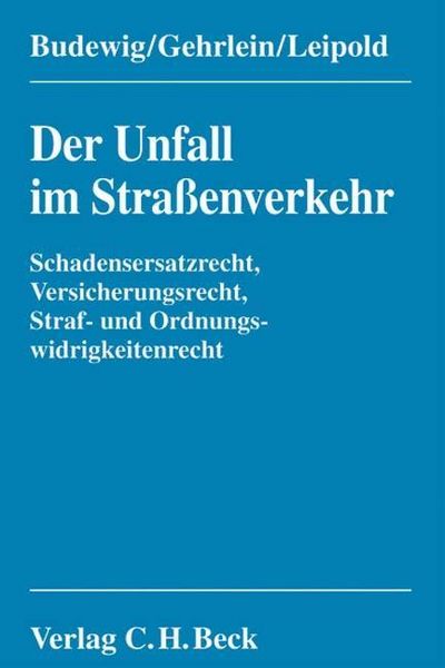 Produktbild: Budewig, K: Unfall im Stra&szlig;enverkehr