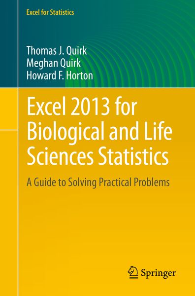 Produktbild: Excel 2013 for Biological and Life Sciences Statistics