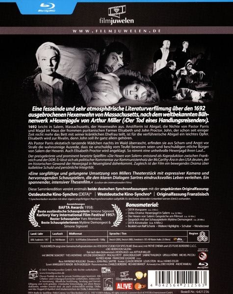 Produktbild: Die Hexen von Salem (Hexenjagd) (inkl. DEFA-Synchronfassung) (Filmjuwelen)