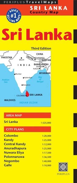 Produktbild: Sri Lanka Travel Map Third Edition