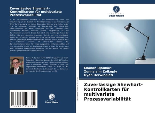 Zuverlässige Shewhart-Kontrollkarten für multivariate Prozessvariabilität, Taschenbuch von Maman Djauhari , Zunna'aim Zolkeply , Dyah Herwindiati,