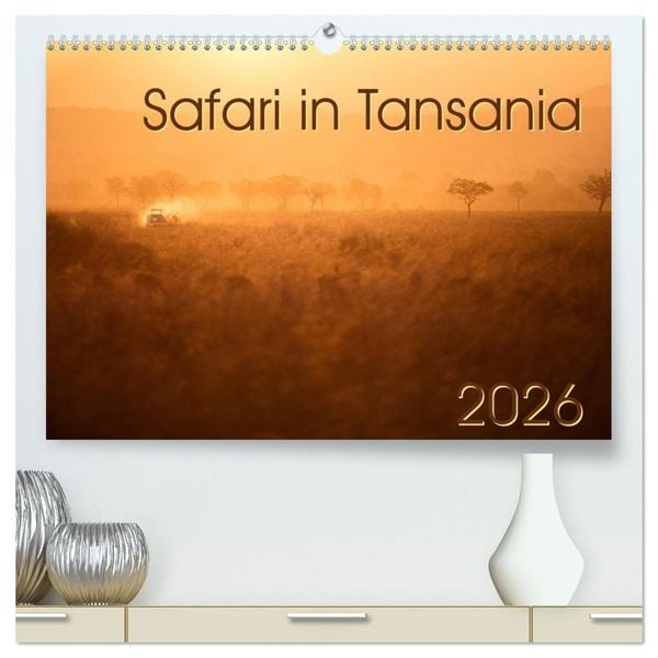 Produktbild: Safari in Tansania (hochwertiger Premium Wandkalender 2026 DIN A2 quer), Kunstdruck in Hochglanz