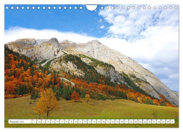 Produktbild: Indian Summer in der Eng - Das Naturdenkmal Gro&szlig;er Ahornboden (Wandkalender 2026 DIN A4 quer), CALVENDO Monatskalender