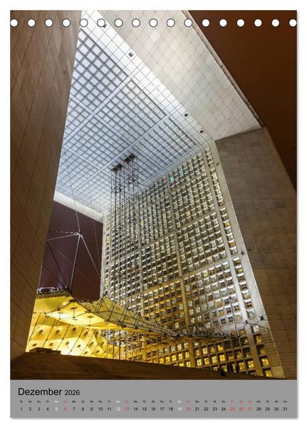 Produktbild: Architekturstile von der Antike bis zur Gegenwart (Tischkalender 2026 DIN A5 hoch), CALVENDO Monatskalender