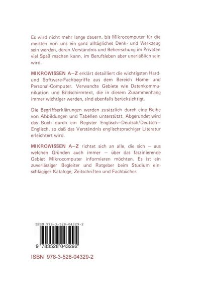 Produktbild: Mikrowissen A&ndash;Z