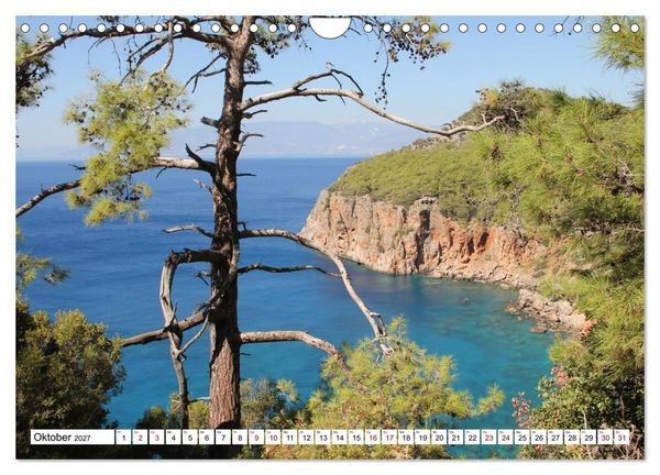 Produktbild: Lykien. T&uuml;rkische S&uuml;dk&uuml;ste zwischen Kalkan und Kemer (Wandkalender 2027 DIN A4 quer), CALVENDO Monatskalender