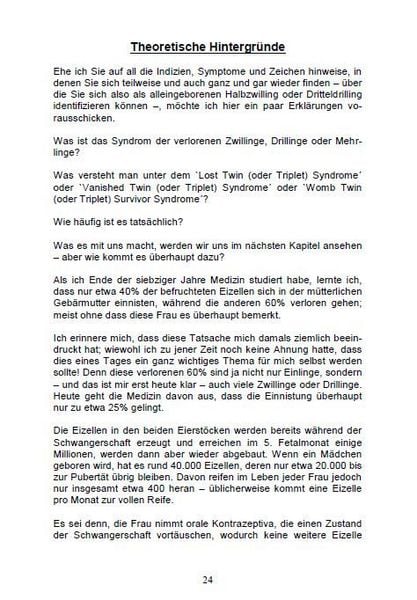 Produktbild: Alleingeborener Zwilling