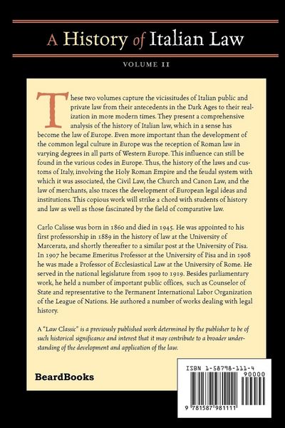 Produktbild: A History of Italian Law