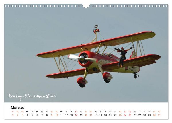 Produktbild: Die Faszination. Flugzeuge am Himmel (Wandkalender 2026 DIN A3 quer), CALVENDO Monatskalender