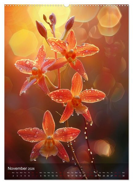 Produktbild: Ethereal Orchids (Wall Calendar 2026 DIN A2 portrait), CALVENDO 12 Month Wall Calendar