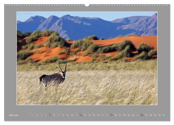 Produktbild: Namibia - Die Farben der Namib (hochwertiger Premium Wandkalender 2026 DIN A2 quer), Kunstdruck in Hochglanz