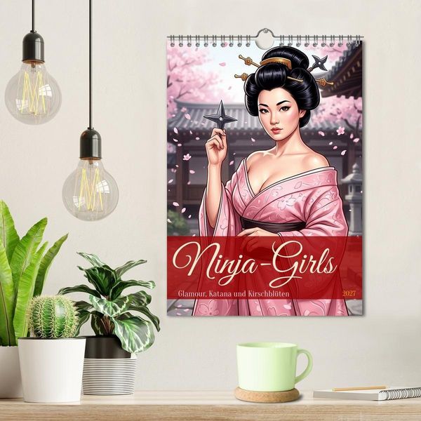 Produktbild: Ninja-Girls (Wandkalender 2027 DIN A4 hoch), CALVENDO Monatskalender