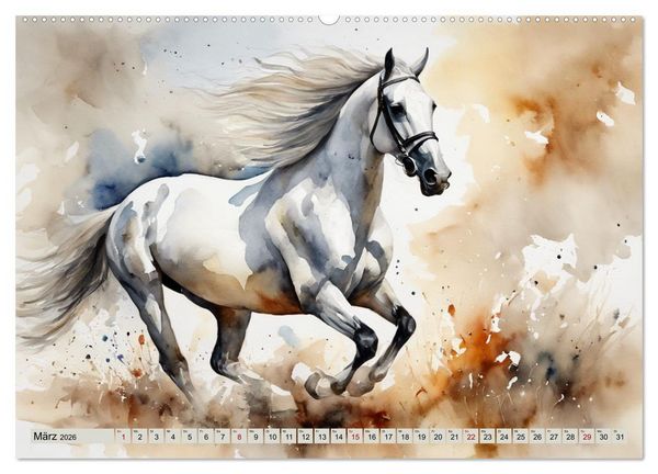 Produktbild: Elegant und anmutig (Wandkalender 2026 DIN A2 quer), CALVENDO Monatskalender