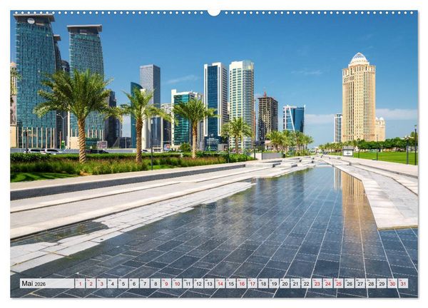 Produktbild: Doha - Hauptstadt von Katar (Wandkalender 2026 DIN A2 quer), CALVENDO Monatskalender