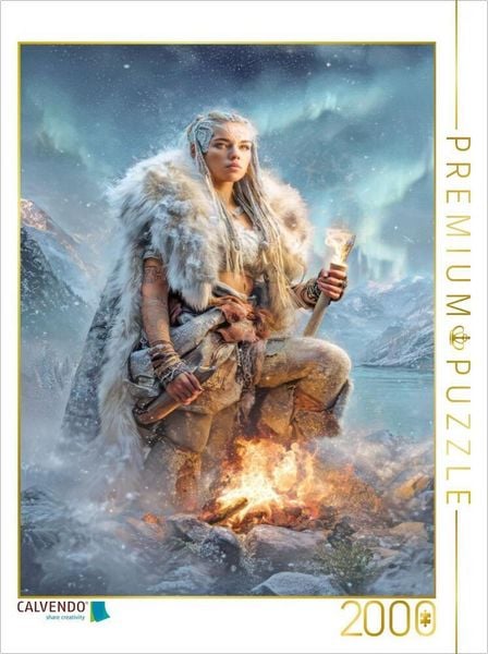 CALVENDO Puzzle Wikinger Fantasiemotive | 2000 Teile Lege-Größe 90x67cm Foto-Puzzle für glückliche Stunden