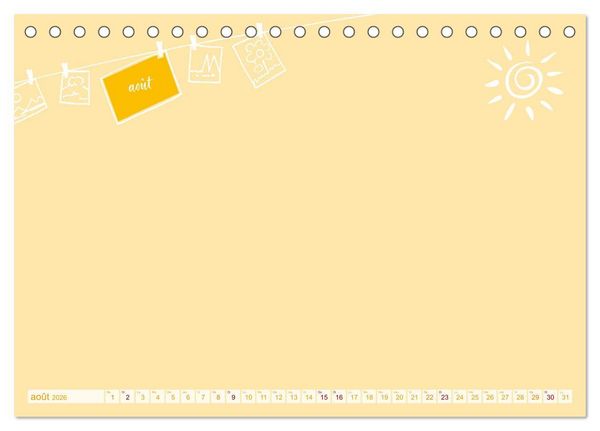 Produktbild: 12 x collage de photos - calendrier de bricolage (Calendrier de bureau 2026 DIN A5 vertical), CALVENDO calendrier mensuel