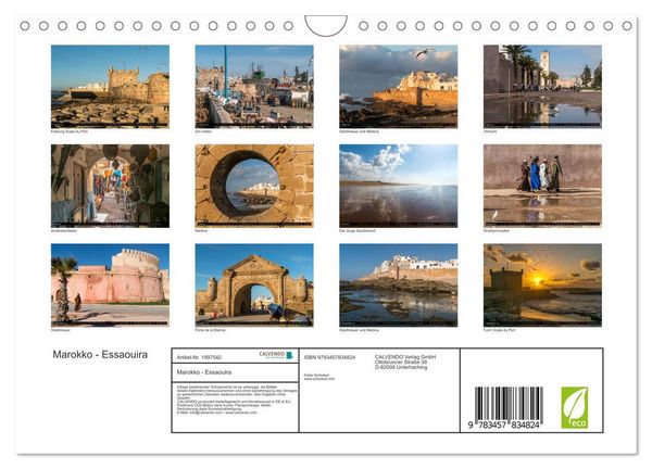 Produktbild: Marokko - Essaouira (Wandkalender 2026 DIN A4 quer), CALVENDO Monatskalender