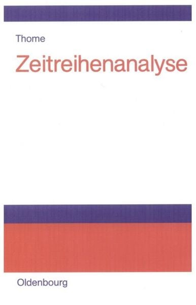 Produktbild: Zeitreihenanalyse