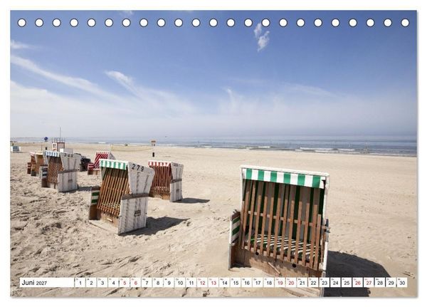 Produktbild: Baltrum - Momente einer Reise (Tischkalender 2027 DIN A5 quer), CALVENDO Monatskalender