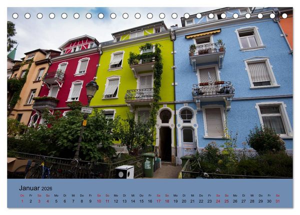 Produktbild: Wundervolles Freiburg (Tischkalender 2026 DIN A5 quer), CALVENDO Monatskalender