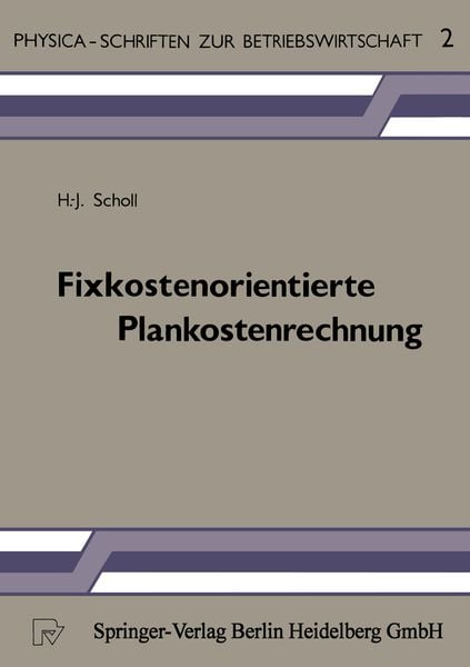 Produktbild: Fixkostenorientierte Plankostenrechnung