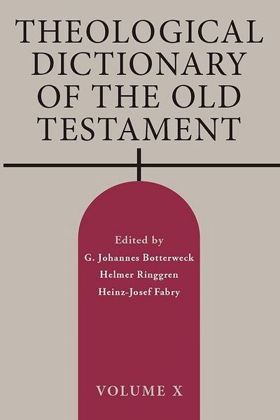 Produktbild: Theological Dictionary of the Old Testament, Volume X